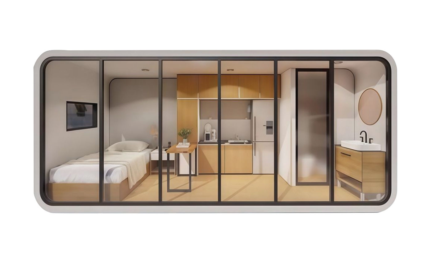 30 قدمًا من فندق Hactor Hotel Beautiful Apple Cabiner Container House